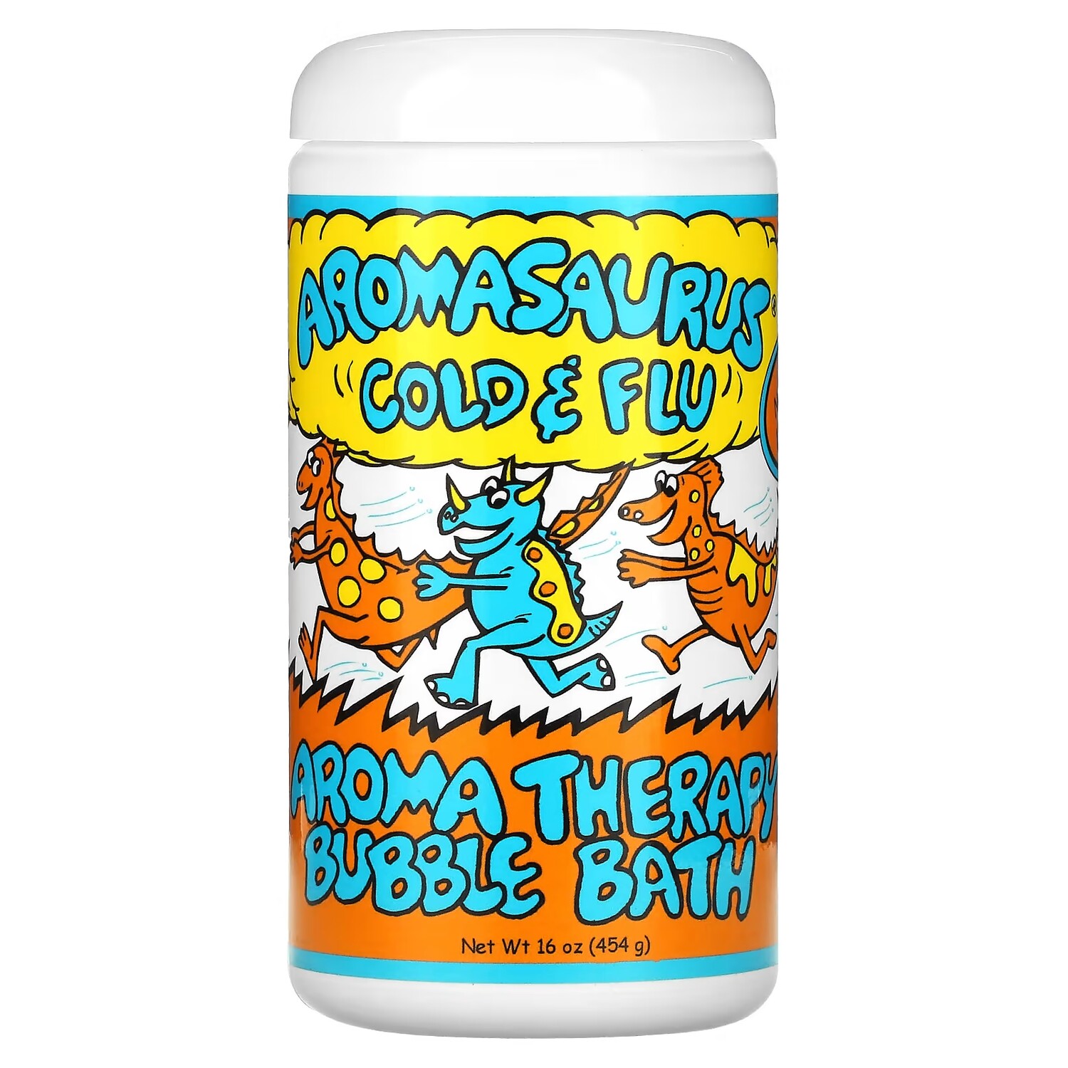 Ароматическая пена для ванны Abra Therapeutics Aromasaurus Cold Flu, 453 г
Ароматическая пена для ванны Abra Therapeutics Aromasaurus Cold Flu, 453 г