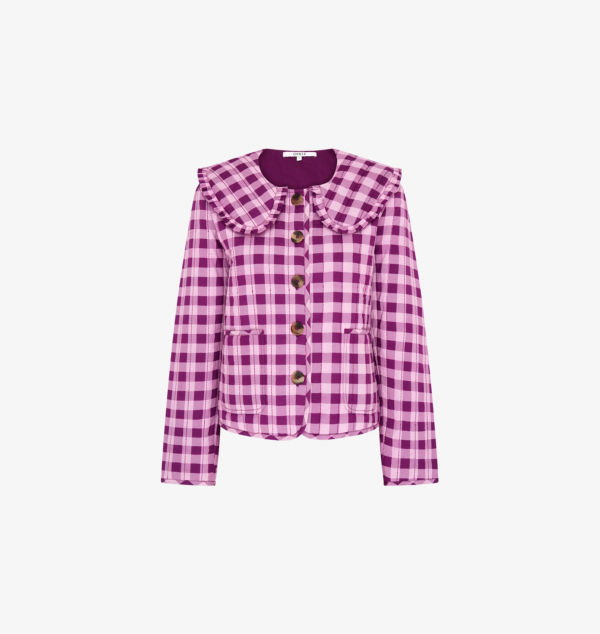 Стеганая хлопковая куртка с узором «Пегги в клетку» Omnes, розовый
Стеганая хлопковая куртка с узором «Пегги в клетку» Omnes, розовый