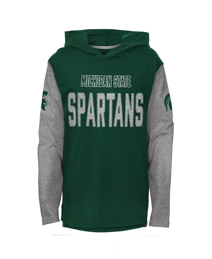 Зеленая толстовка с капюшоном Big Boys Michigan State Spartans Heritage и футболка с длинными рукавами Outerstuff, зеленый
Зеленая толстовка с капюшоном Big Boys Michigan State Spartans Heritage и футболка с длинными рукавами Outerstuff, зеленый