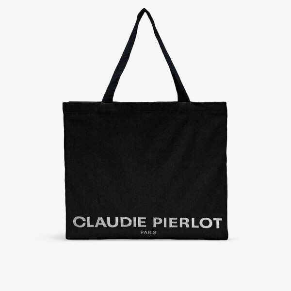 Объемная сумка-тоут из переработанного хлопка с логотипом Claudie Pierlot, цвет noir / gris
Объемная сумка-тоут из переработанного хлопка с логотипом Claudie Pierlot, цвет noir / gris
