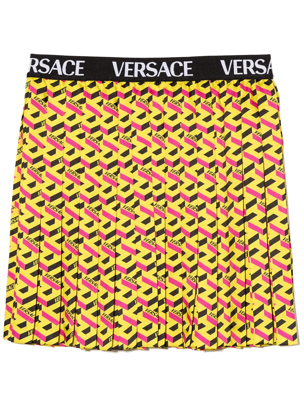 Плиссированная мини-юбка La Greca Versace Kids, желтый
Плиссированная мини-юбка La Greca Versace Kids, желтый