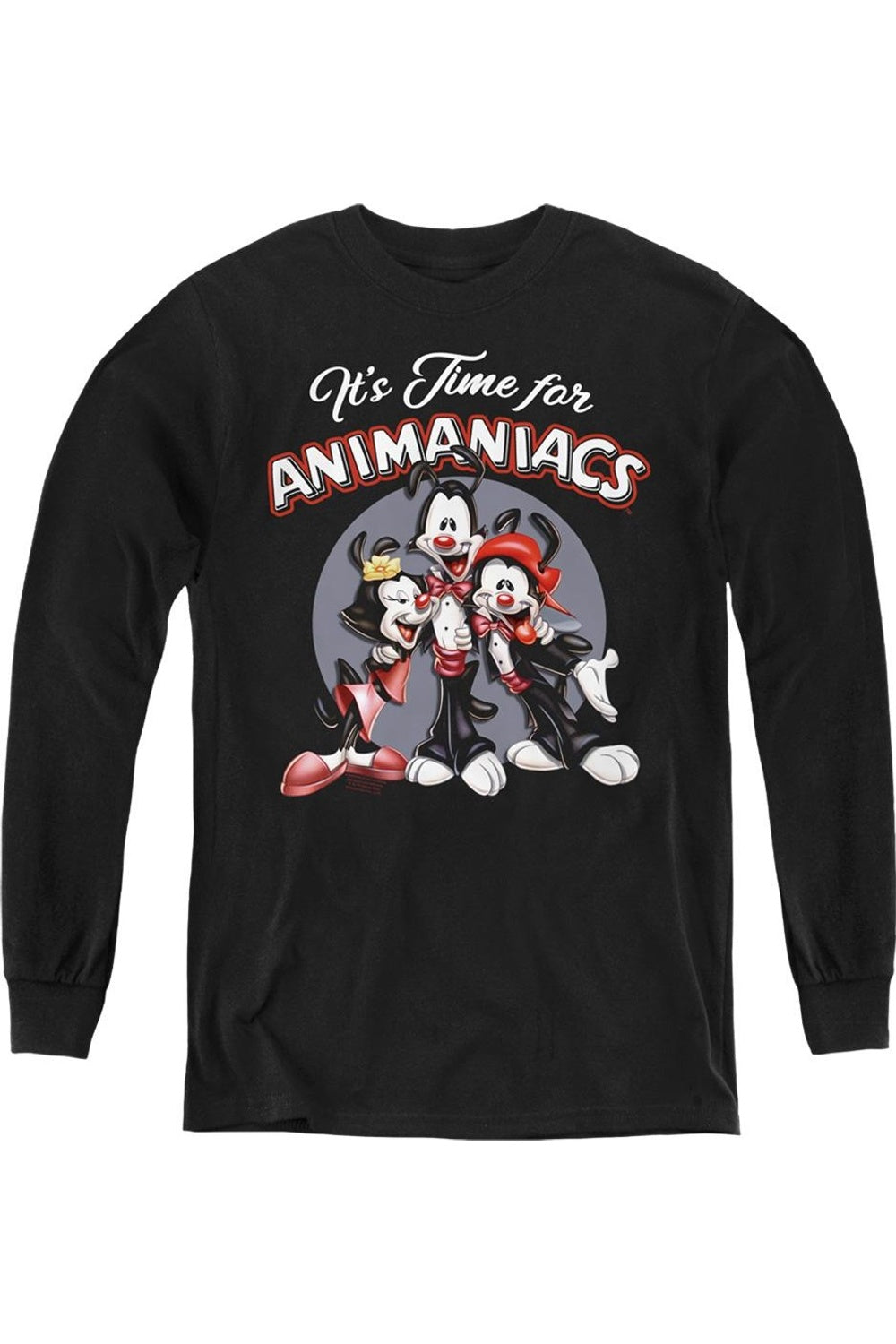 Толстовка с длинным рукавом «Время для молодежи» от Animaniacs Gildan, черный
Толстовка с длинным рукавом «Время для молодежи» от Animaniacs Gildan, черный