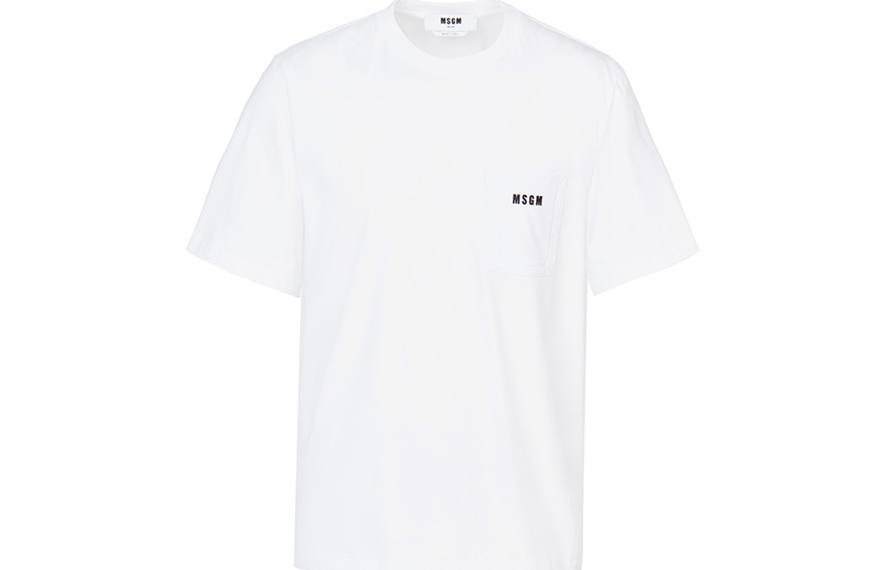 MSGM Футболка мужская белая, Белый, MSGM Футболка мужская белая
MSGM Футболка мужская белая, Белый, MSGM Футболка мужская белая