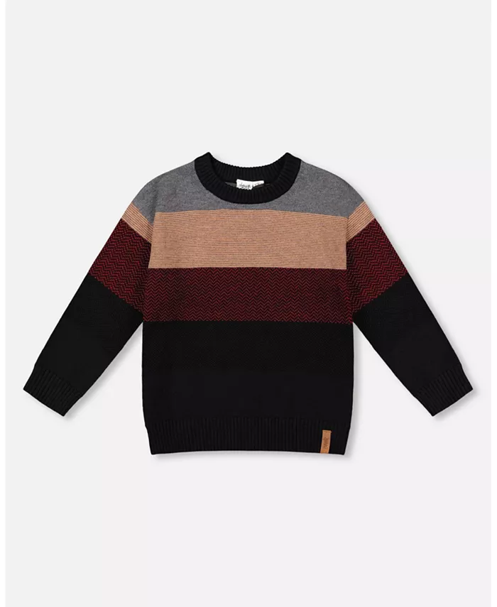 Вязаный свитер для мальчиков в цвете «цветные блоки» красного и чёрного цвета - Малыш|Ребёнок Deux par Deux, черный
Вязаный свитер для мальчиков в цвете «цветные блоки» красного и чёрного цвета - Малыш|Ребёнок Deux par Deux, черный