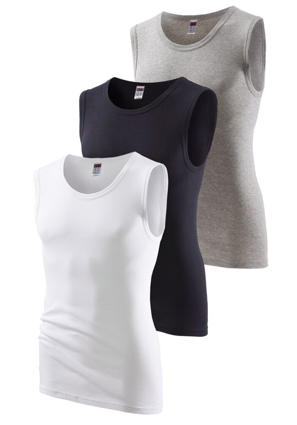 Майка H.I.S, пестрый серый/черный/белый
Майка H.I.S, пестрый серый/черный/белый