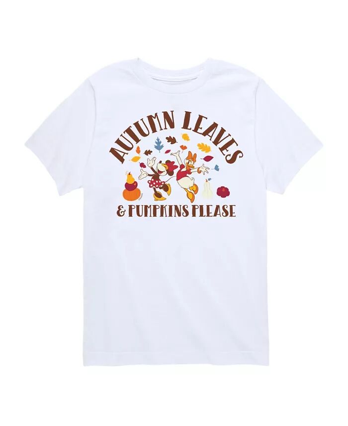 Футболка с рисунком осенних листьев от Big Boys Disney Hybrid, белый
Футболка с рисунком осенних листьев от Big Boys Disney Hybrid, белый