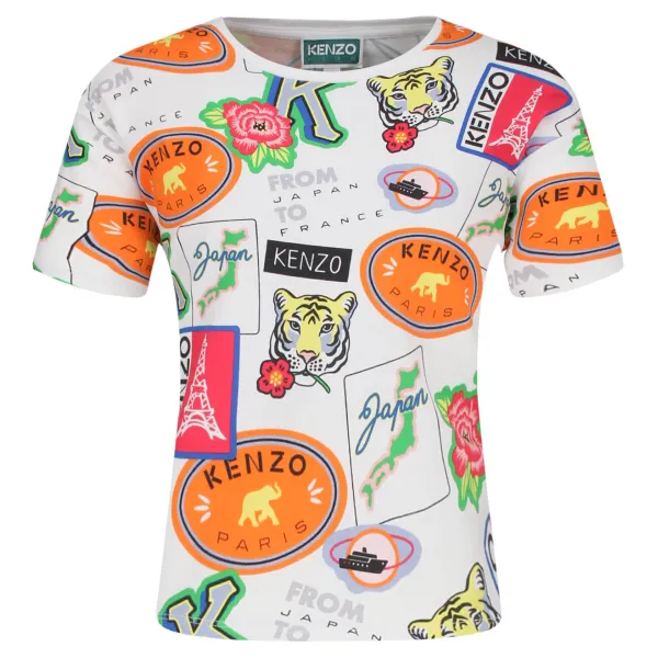 Футболка стандартного кроя Kenzo Kids, белый
Футболка стандартного кроя Kenzo Kids, белый