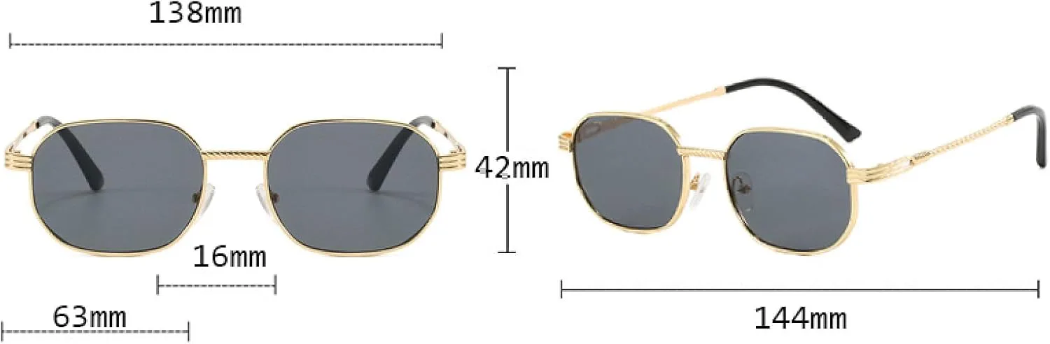 Модные солнцезащитные очки для женщин и мужчин, стильные, винтажные, роскошные, панк, классические, черные, с защитой от УФ-излучения UV400 VVTWSSW, Gold-black
Модные солнцезащитные очки для женщин и мужчин, стильные, винтажные, роскошные, панк, классические, черные, с защитой от УФ-излучения UV400 VVTWSSW, Gold-black