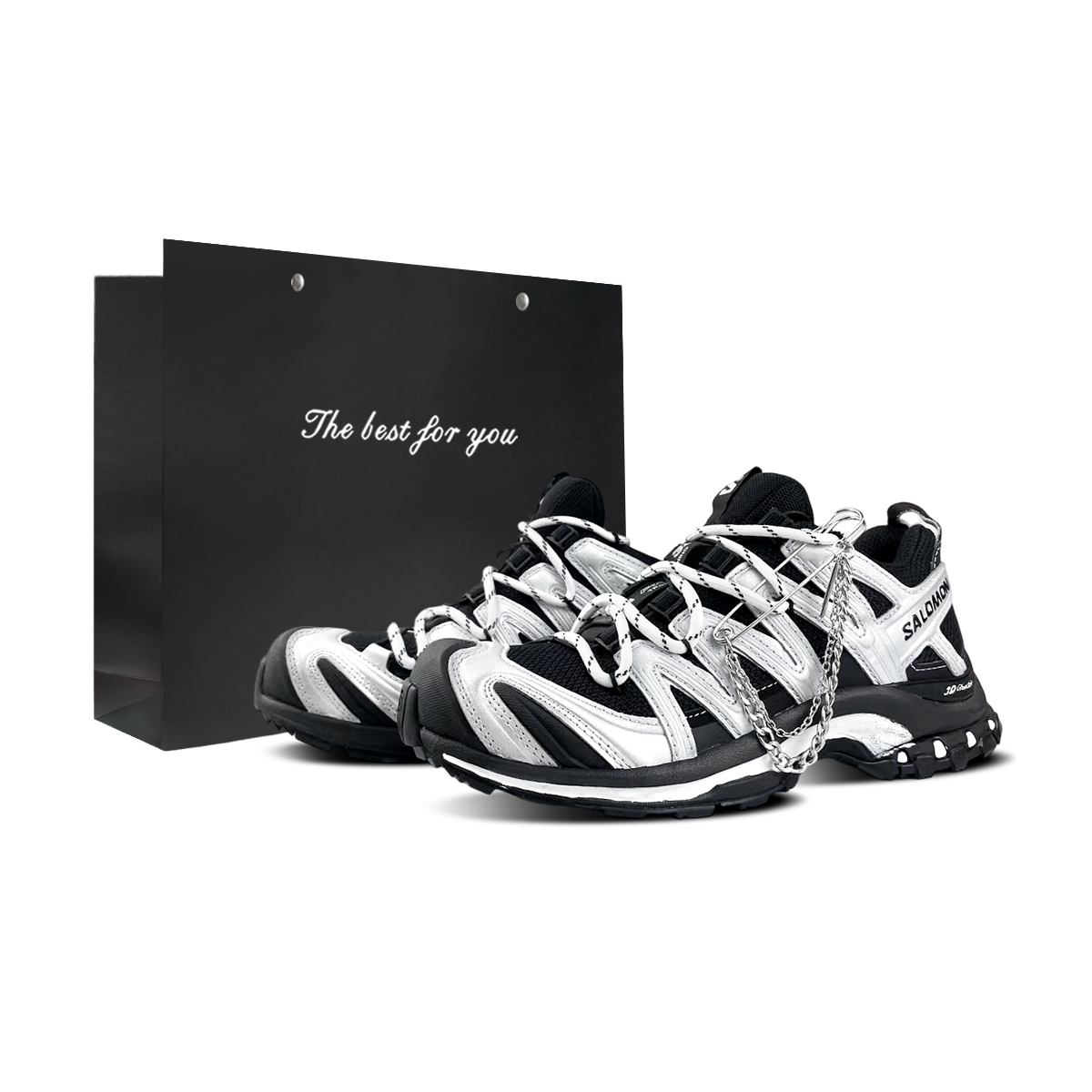 XA PRO 3D Cushioning Abrasion Resistant Support Low top Outdoor Shoes Unisex SALOMON, серебряный-shopping bag
XA PRO 3D Cushioning Abrasion Resistant Support Low top Outdoor Shoes Unisex SALOMON, серебряный-shopping bag