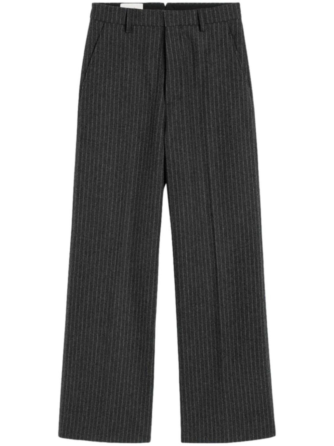 AMI Paris брюки строгого кроя в тонкую полоску, серый 
AMI Paris брюки строгого кроя в тонкую полоску, серый