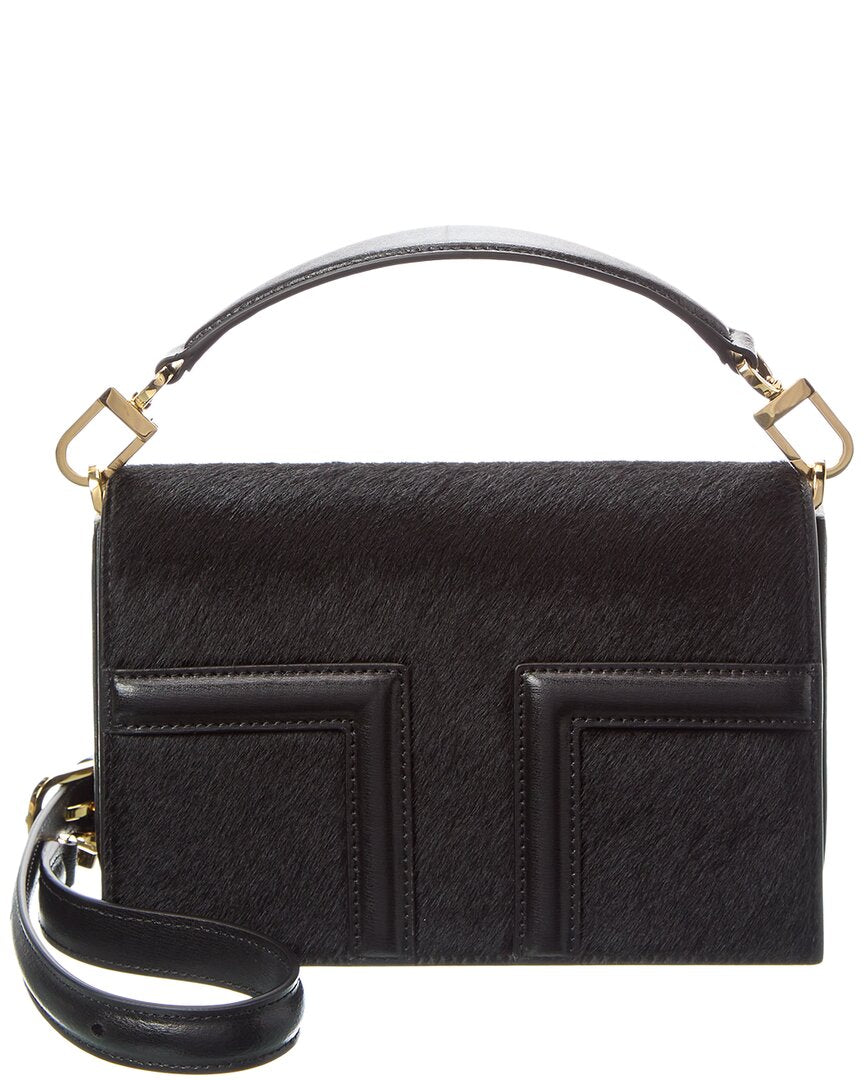 TOTEME T Flap Mini - плечевая сумка из телячьей кожи и меха, черный
TOTEME T Flap Mini - плечевая сумка из телячьей кожи и меха, черный