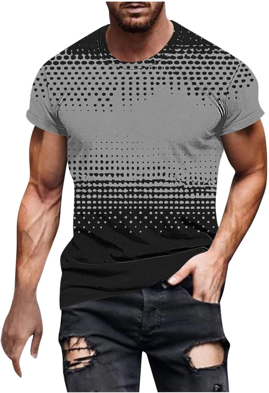 Футболка мужская Plus Size с принтом, летняя, короткий рукав
Футболка мужская Plus Size с принтом, летняя, короткий рукав