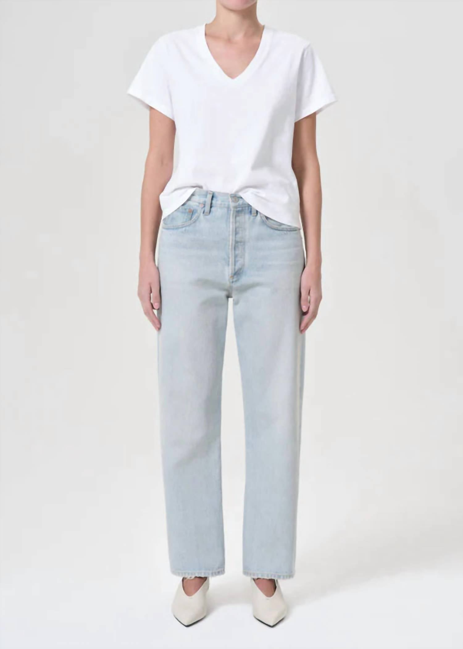 Джинсы 90-х Mid Rise с прямыми штанинами в цвете Revive AGOLDE, Revive
Джинсы 90-х Mid Rise с прямыми штанинами в цвете Revive AGOLDE, Revive