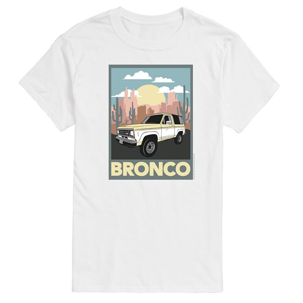 Мужская футболка с рисунком Ford Bronco Desert Licensed Character, белый
Мужская футболка с рисунком Ford Bronco Desert Licensed Character, белый