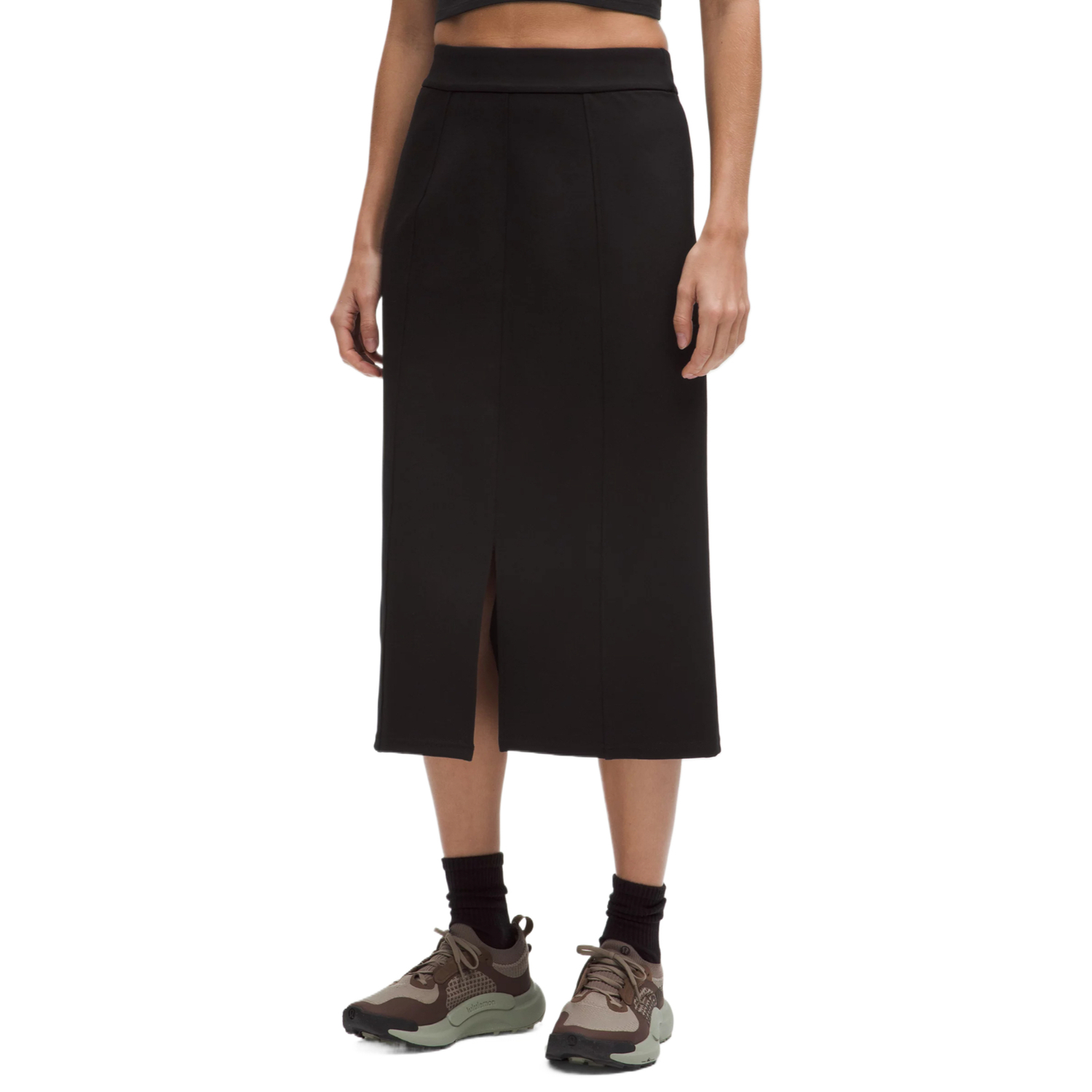 Вязаная длинная юбка Women's Lululemon, черный
Вязаная длинная юбка Women's Lululemon, черный