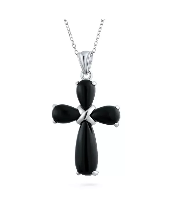 Неподвластная времени мода: ожерелье с крестом из черного оникса и зеленого нефрита из стерлингового серебра Bling Jewelry, black
Неподвластная времени мода: ожерелье с крестом из черного оникса и зеленого нефрита из стерлингового серебра Bling Jewelry, black