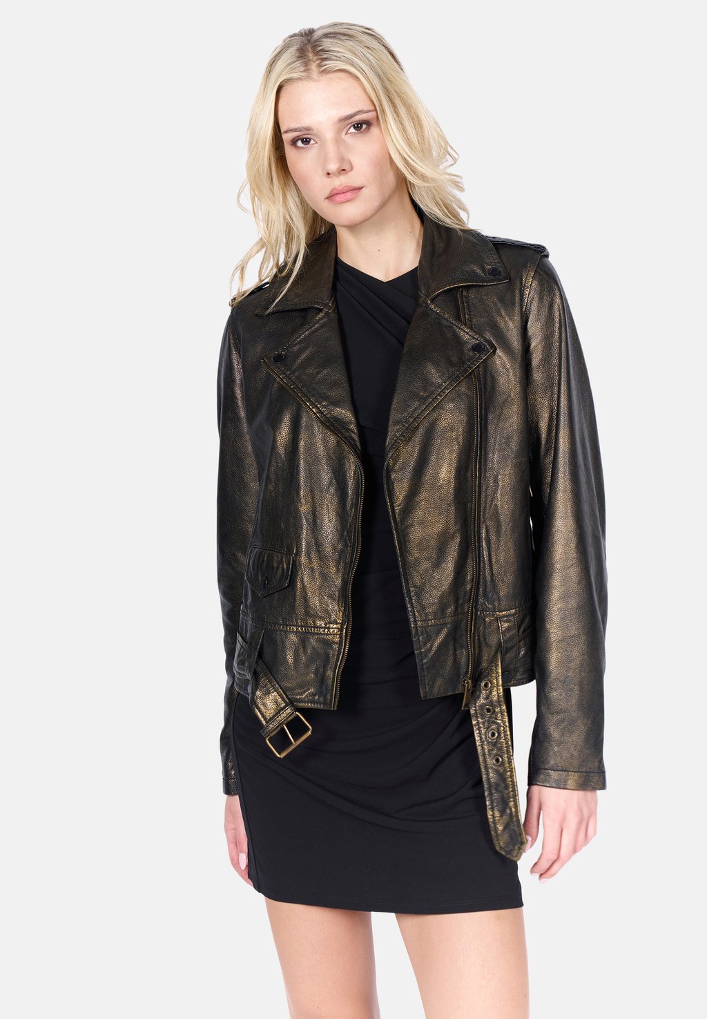 Кожаная куртка Freaky Nation, черный 
Кожаная куртка Freaky Nation, черный