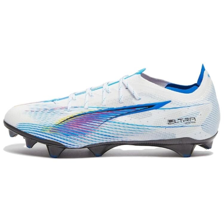 Футбольные бутсы Ultra 5 мужские с низким верхом белые/синие Puma 
Футбольные бутсы Ultra 5 мужские с низким верхом белые/синие Puma