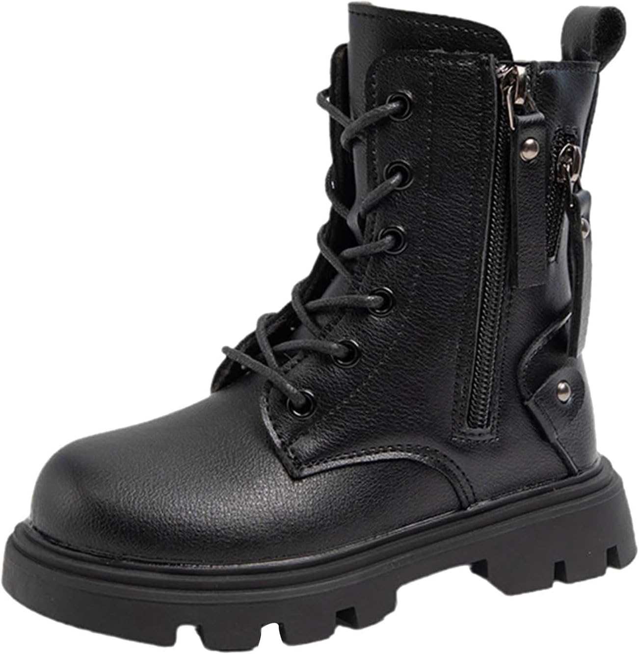 Ботильоны для мальчиков и девочек с боковой молнией, шнуровкой и военным стилем, модные короткие ботинки, осенне-зимняя обувь для малышей, детей младшего и старшего возраста Generic, A-Black
Ботильоны для мальчиков и девочек с боковой молнией, шнуровкой и военным стилем, модные короткие ботинки, осенне-зимняя обувь для малышей, детей младшего и старшего возраста Generic, A-Black