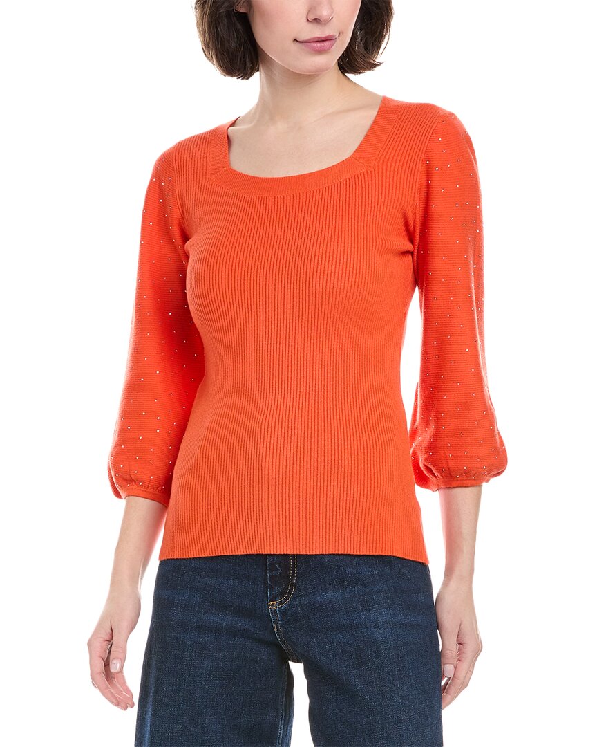 Дождь + Роза Свитер с буфами на рукавах Rain + Rose, оранжевый
Дождь + Роза Свитер с буфами на рукавах Rain + Rose, оранжевый