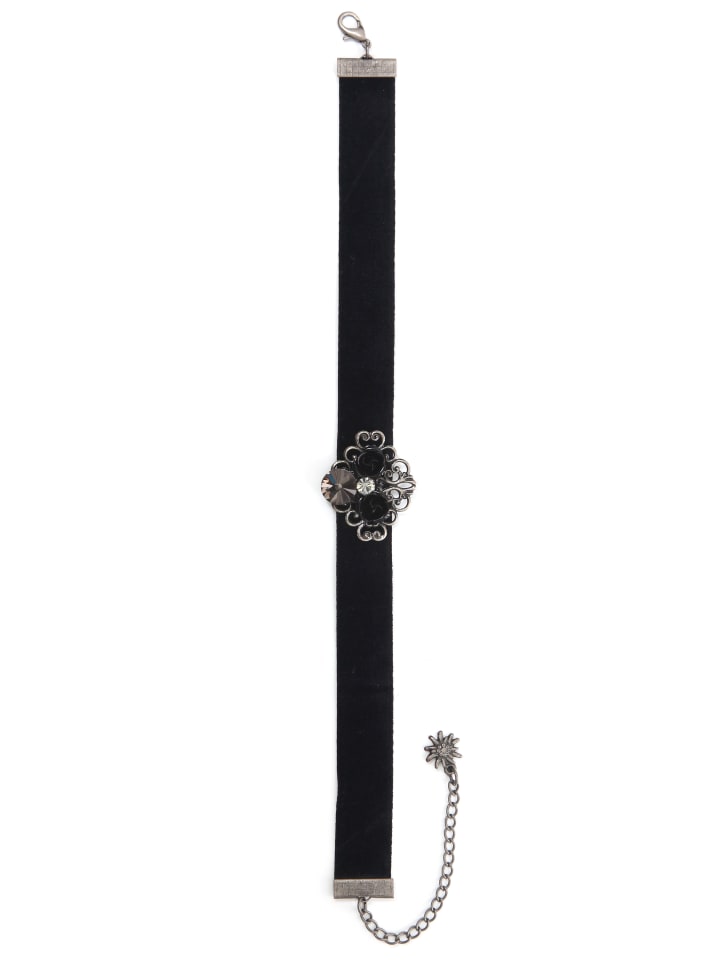 Allgäu Rebell Традиционное ожерелье «Джулия» черного цвета
Allgäu Rebell Традиционное ожерелье «Джулия» черного цвета