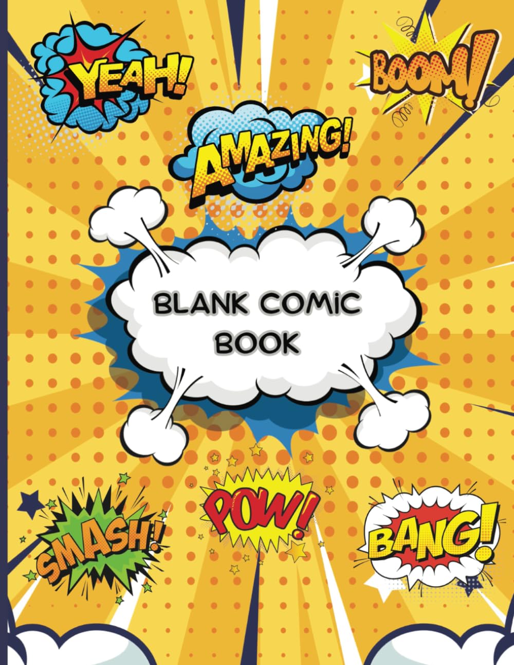 Blank Comic Book - Create Your Own Comics with 120+ Pages | DIY Drawing & Sketching Notebook for Artists, Kids, & Adults | Fun Cartoon Storytelling & Comic Strip Template Book (Independently published)
Blank Comic Book - Create Your Own Comics with 120+ Pages | DIY Drawing & Sketching Notebook for Artists, Kids, & Adults | Fun Cartoon Storytelling & Comic Strip Template Book (Independently published)