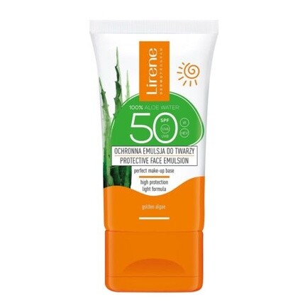 Lirene Защитная эмульсия для лица SPF50 50 мл Markenlos
Lirene Защитная эмульсия для лица SPF50 50 мл Markenlos