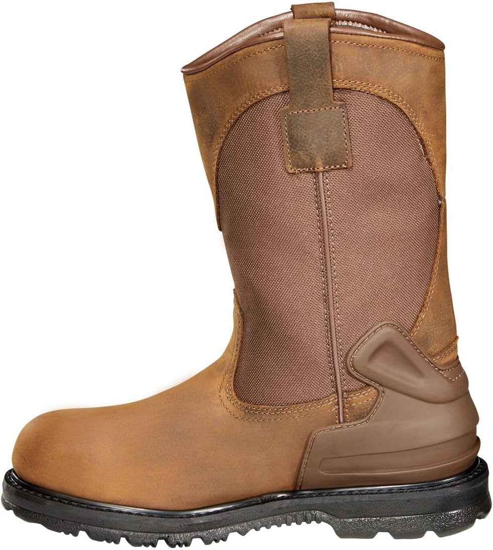 Рабочие ботинки Carhartt Men’s 11" Soft Toe Wellington, Waterproof, EH Rated, с амортизирующей стелькой и противоскользящей подошвой, Bison Brown Oil Tan
Рабочие ботинки Carhartt Men’s 11" Soft Toe Wellington, Waterproof, EH Rated, с амортизирующей стелькой и противоскользящей подошвой, Bison Brown Oil Tan