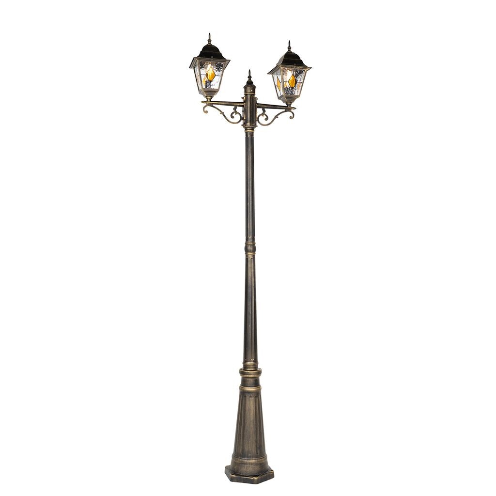 QAZQA - Classic I Antique Vintage Уличный фонарь Antique Gold I Латунь 240 см, 2 лампы - Antigua I Наружное освещение - Продолговатый алюминий - Подходит для светодиодов E27, золото
QAZQA - Classic I Antique Vintage Уличный фонарь Antique Gold I Латунь 240 см, 2 лампы - Antigua I Наружное освещение - Продолговатый алюминий - Подходит для светодиодов E27, золото