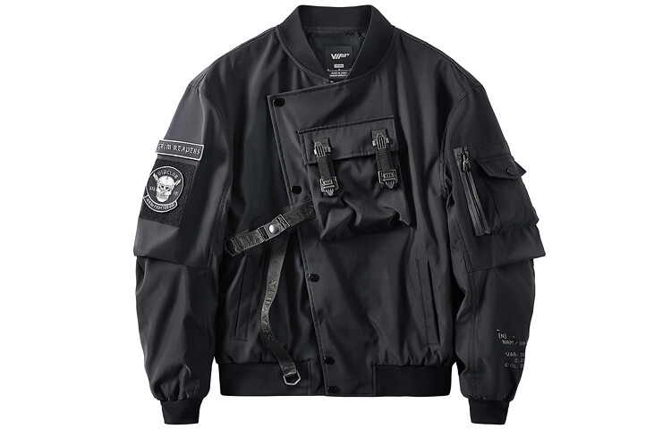 VIP мужская бейсбольная куртка, Черный
VIP мужская бейсбольная куртка, Черный