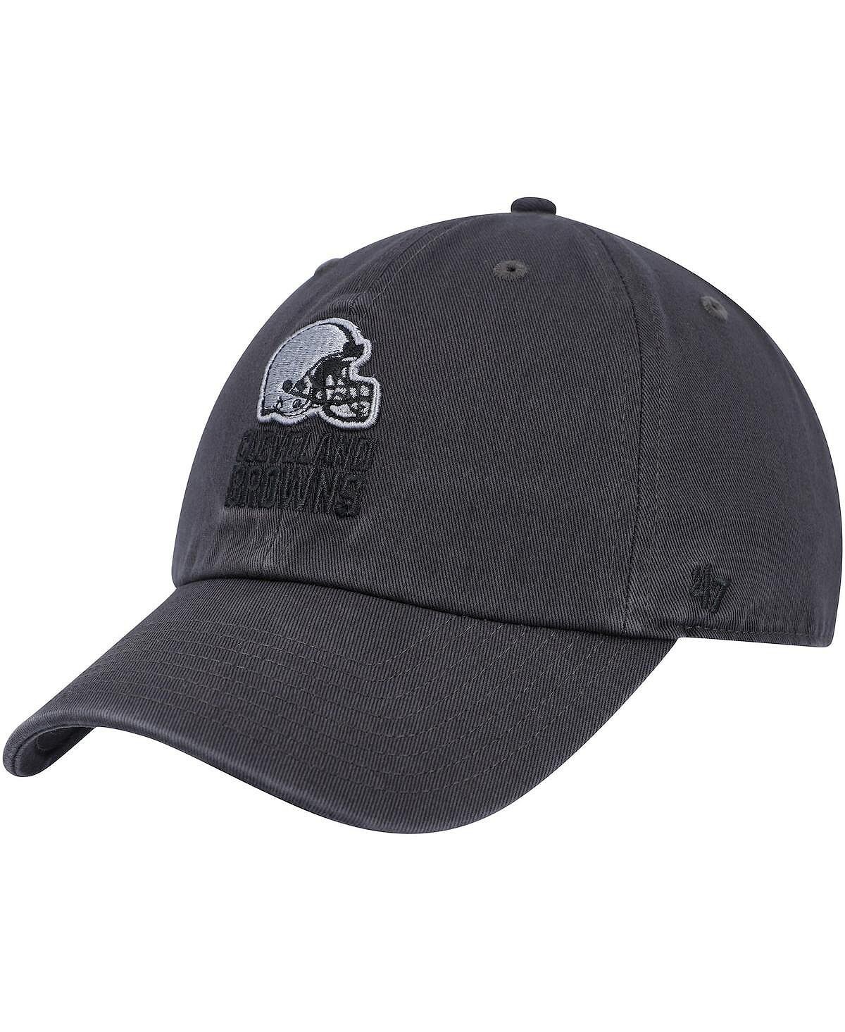 Мужская темно-серая регулируемая шляпа в тон Cleveland Browns Clean Up '47 Brand
Мужская темно-серая регулируемая шляпа в тон Cleveland Browns Clean Up '47 Brand