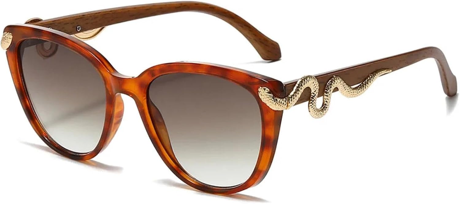 Винтажные солнцезащитные очки «кошачий глаз» для женщин и мужчин, золотистые, в стиле «змеиная кожа», панк, популярные, сексуальные, роскошные, с защитой от УФ-излучения UV400 TVTBBVV, Leopard Tea
Винтажные солнцезащитные очки «кошачий глаз» для женщин и мужчин, золотистые, в стиле «змеиная кожа», панк, популярные, сексуальные, роскошные, с защитой от УФ-излучения UV400 TVTBBVV, Leopard Tea