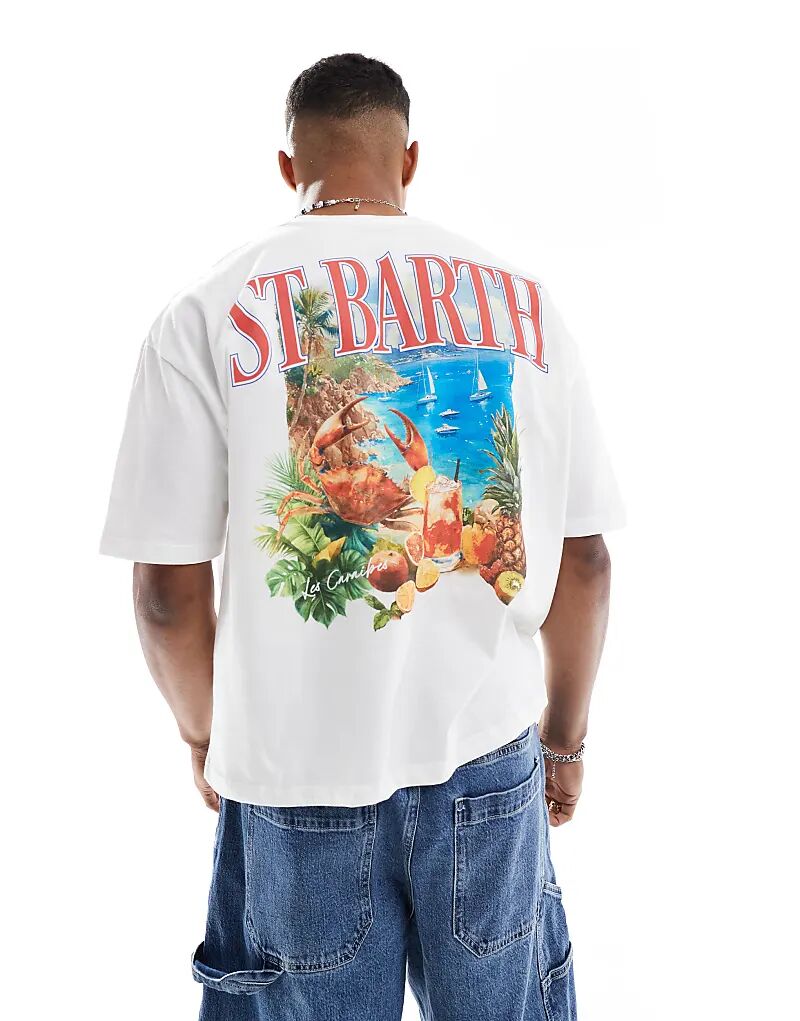 Футболка свободного кроя ASOS DESIGN свободного кроя с летней графикой белого цвета
Футболка свободного кроя ASOS DESIGN свободного кроя с летней графикой белого цвета