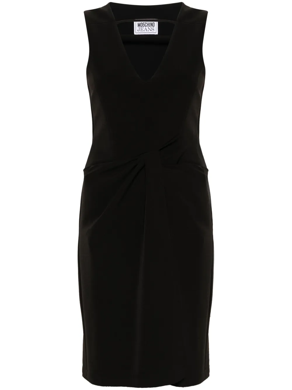 Платье с V-образным вырезом и сборками MOSCHINO JEANS, черный
Платье с V-образным вырезом и сборками MOSCHINO JEANS, черный