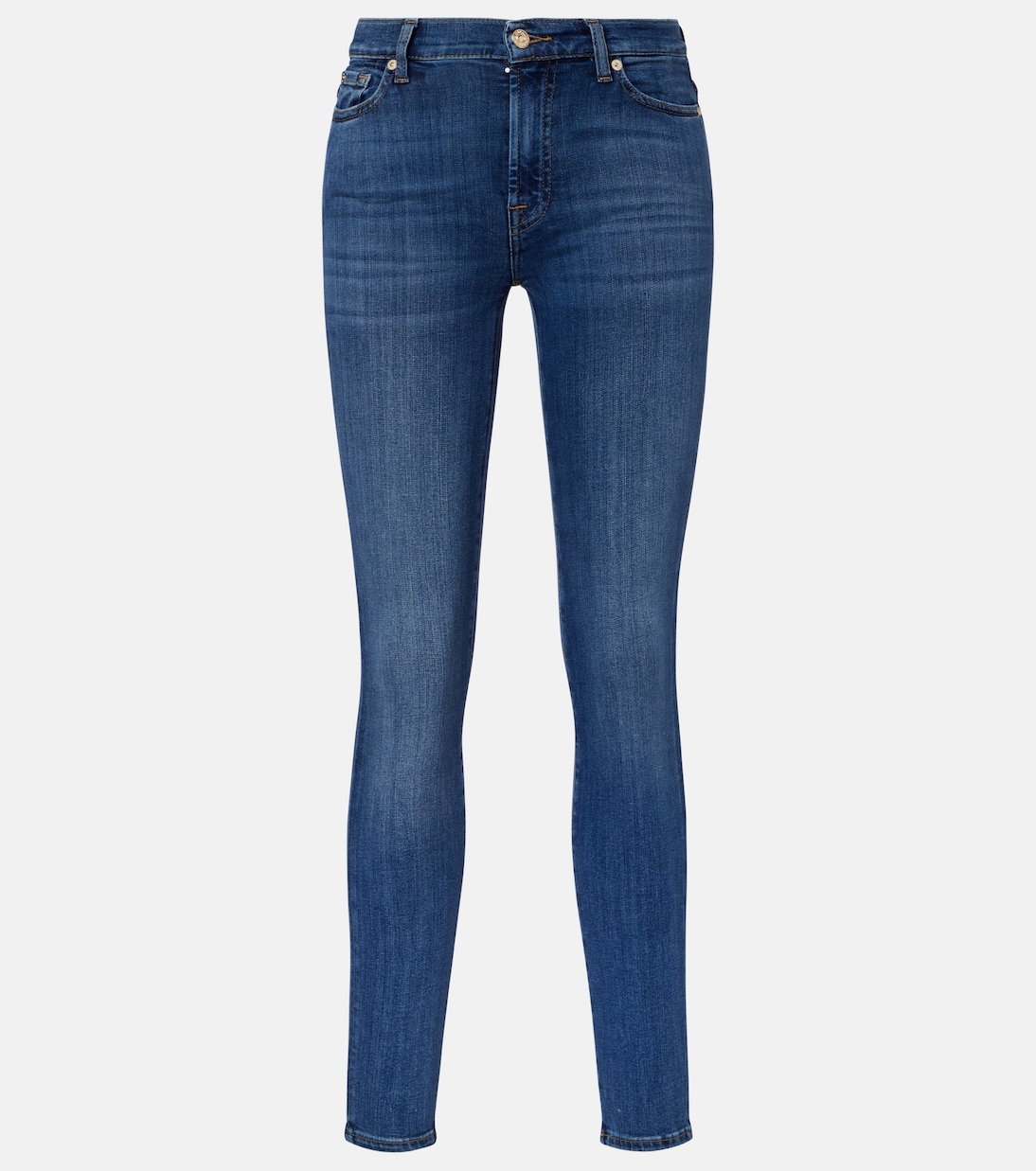 HW джинсы скинни с высокой талией 7 For All Mankind, Lovestory
HW джинсы скинни с высокой талией 7 For All Mankind, Lovestory