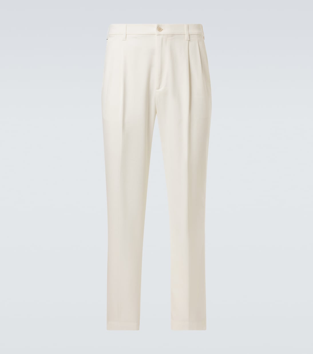 Хлопковые суженные брюки из твила с добавками Dunhill, белый
Хлопковые суженные брюки из твила с добавками Dunhill, белый