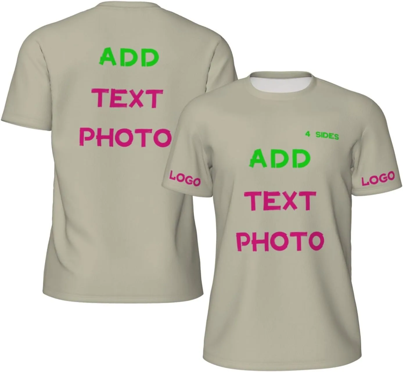 Футболка Custom с принтом на 4 сторонах и логотипом
Футболка Custom с принтом на 4 сторонах и логотипом