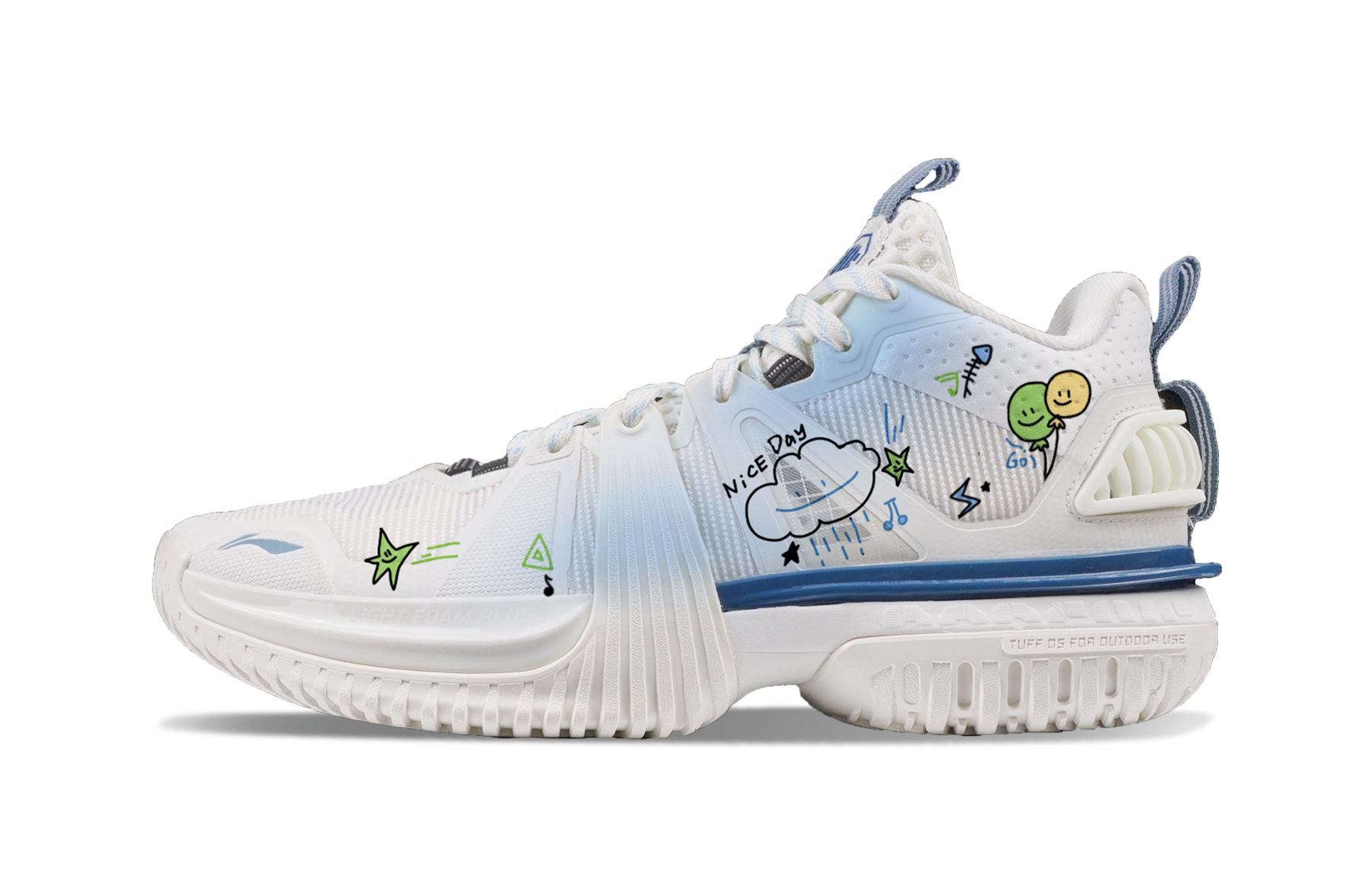 LINING Баскетбольные кроссовки Storm 2024 с противоскользящим износостойким низким верхом, мужские, белые, синие
LINING Баскетбольные кроссовки Storm 2024 с противоскользящим износостойким низким верхом, мужские, белые, синие