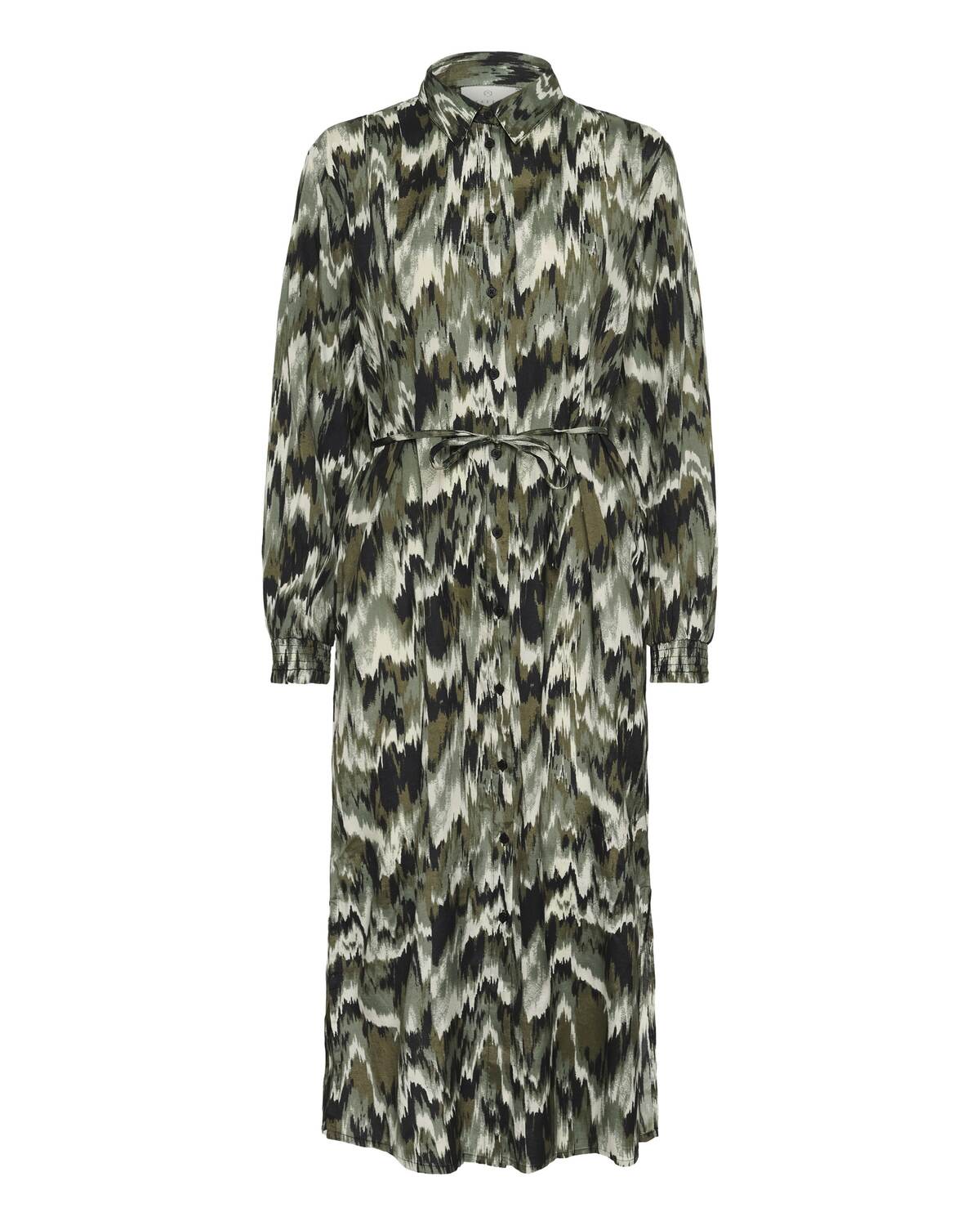 Kaffe Платье-рубашка цвета хаки, темно-зеленое
Kaffe Платье-рубашка цвета хаки, темно-зеленое