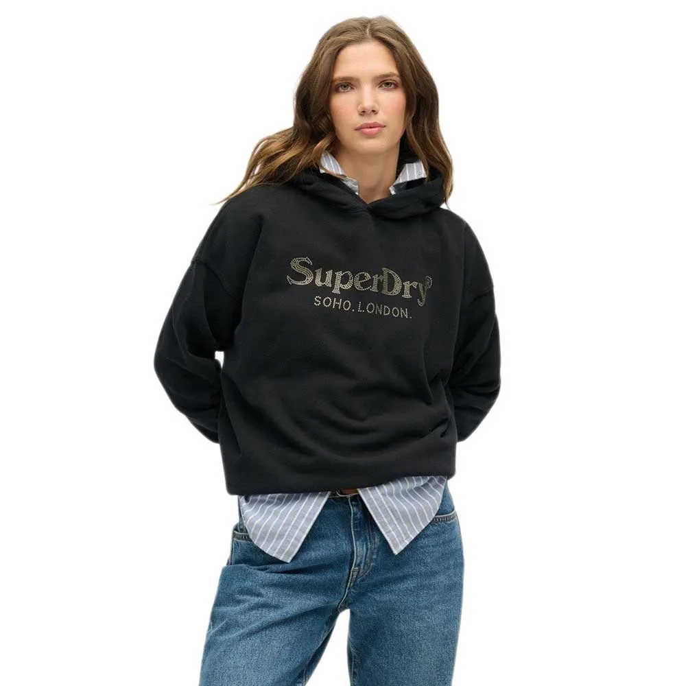 Худи Superdry Venue Metallic Relaxed, черный
Худи Superdry Venue Metallic Relaxed, черный