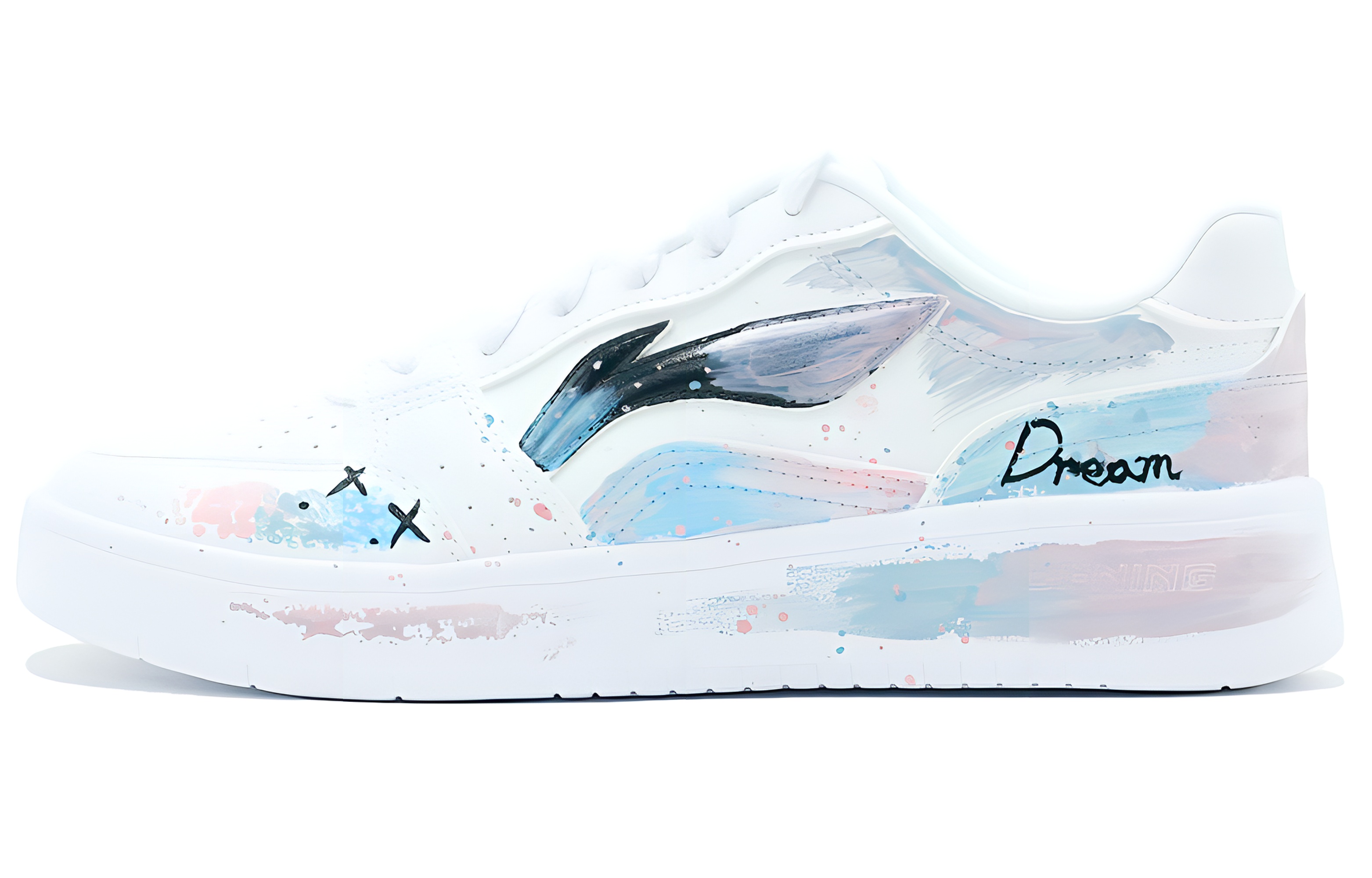 LINING Кроссовки для скейтбординга Acer Truncatum с противоскользящей амортизацией и износостойкостью, мужские, белые
LINING Кроссовки для скейтбординга Acer Truncatum с противоскользящей амортизацией и износостойкостью, мужские, белые