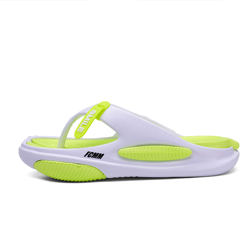 Детские дышащие шлепанцы для улицы FCMM, белый/зеленый
Детские дышащие шлепанцы для улицы FCMM, белый/зеленый