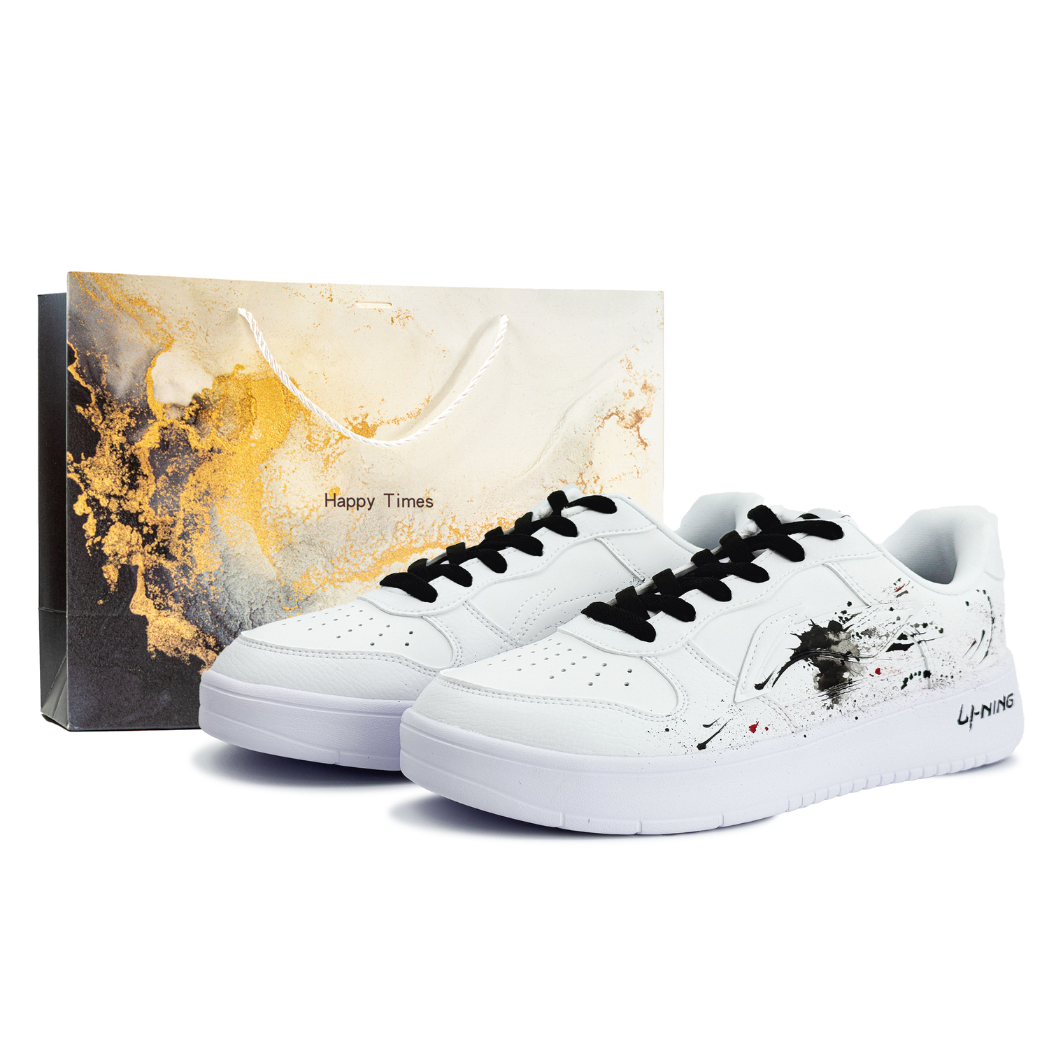 Лёгкие и дышащие низкие скейтерские кроссовки LiNing Pontoon Boats для мужчин в технике туши, цвет Ink-wash
Лёгкие и дышащие низкие скейтерские кроссовки LiNing Pontoon Boats для мужчин в технике туши, цвет Ink-wash