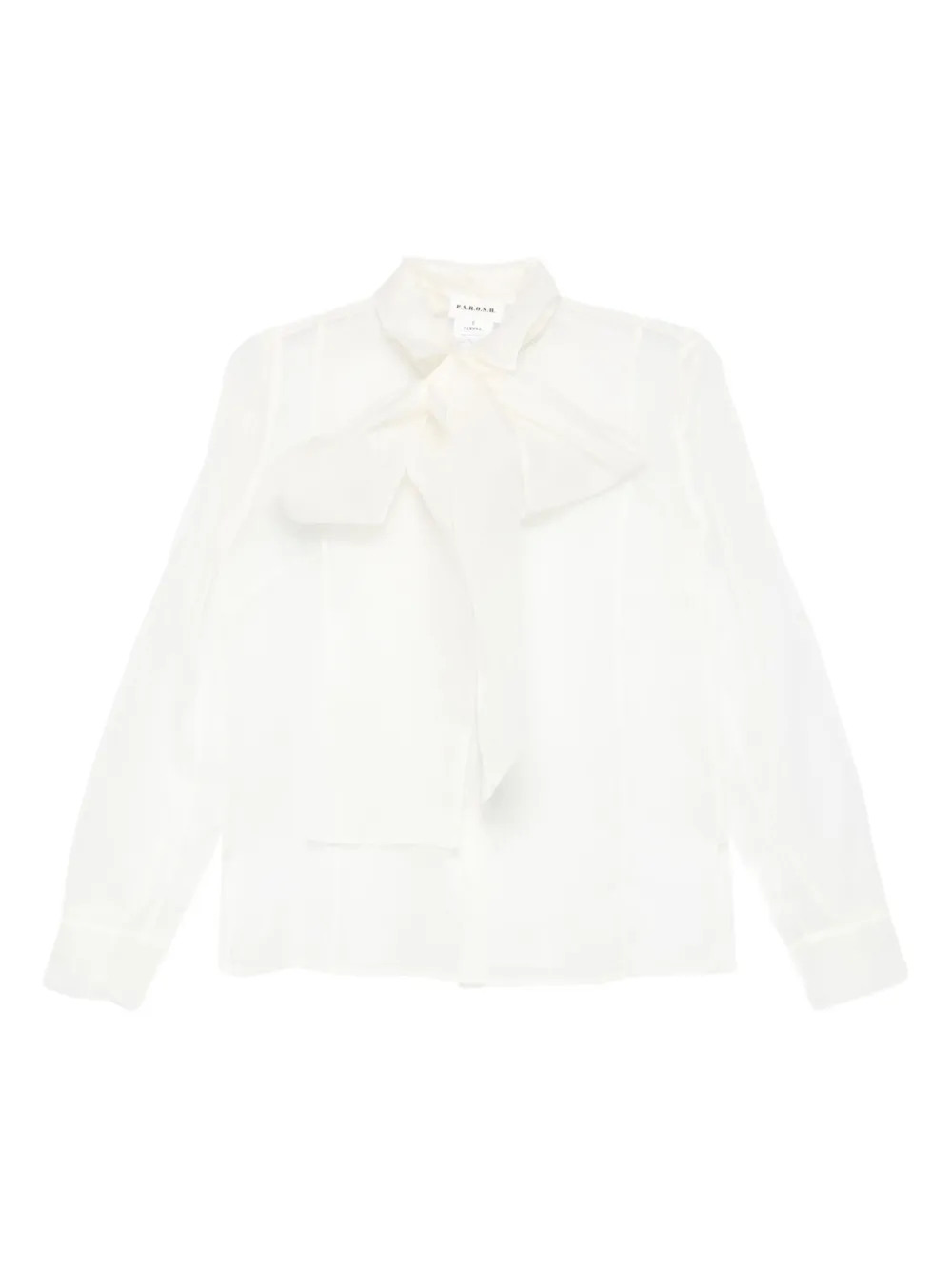 Блузка с длинными рукавами и бантом P.A.R.O.S.H., белый
Блузка с длинными рукавами и бантом P.A.R.O.S.H., белый