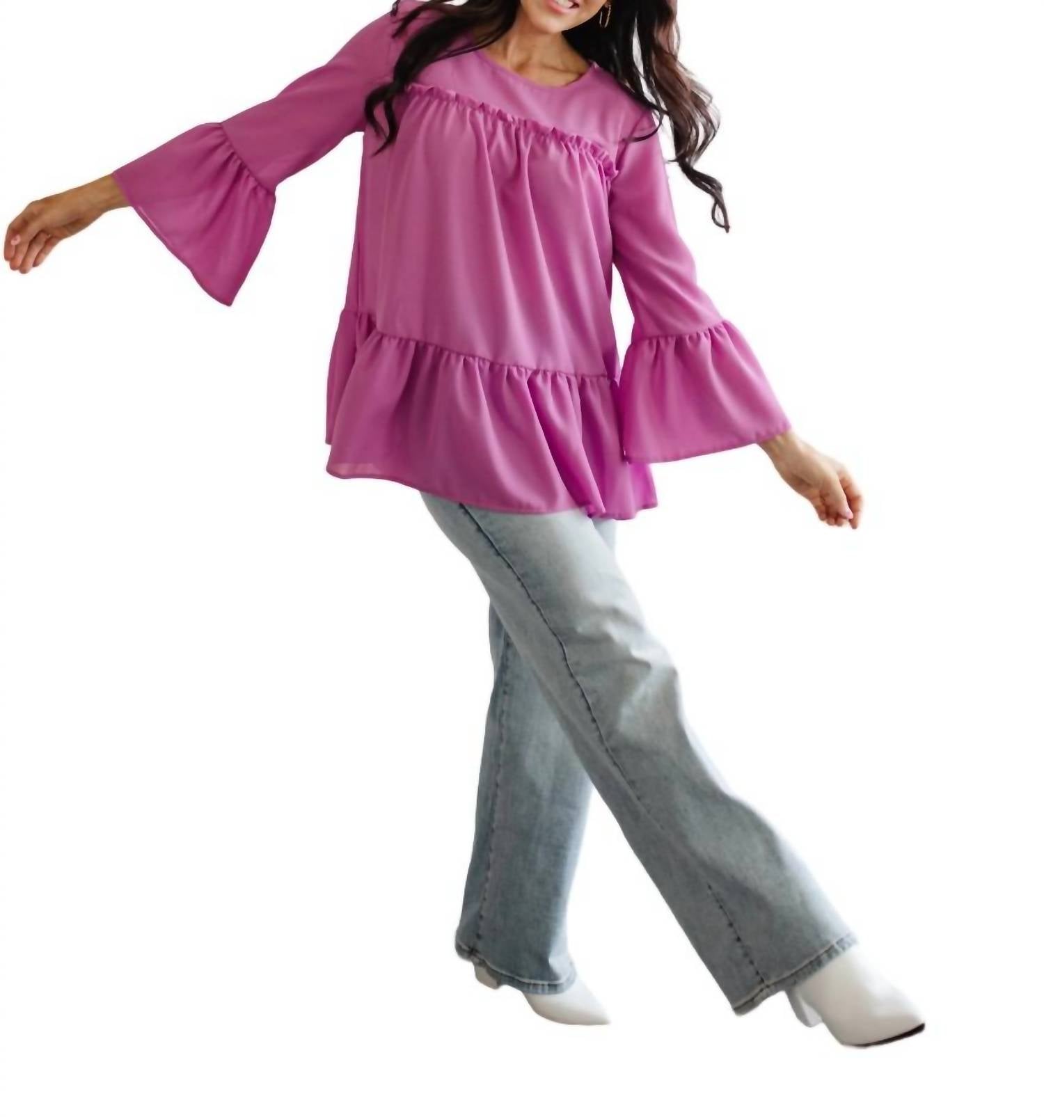 Блузка Valley Girl фиолетового цвета Haptics
Блузка Valley Girl фиолетового цвета Haptics