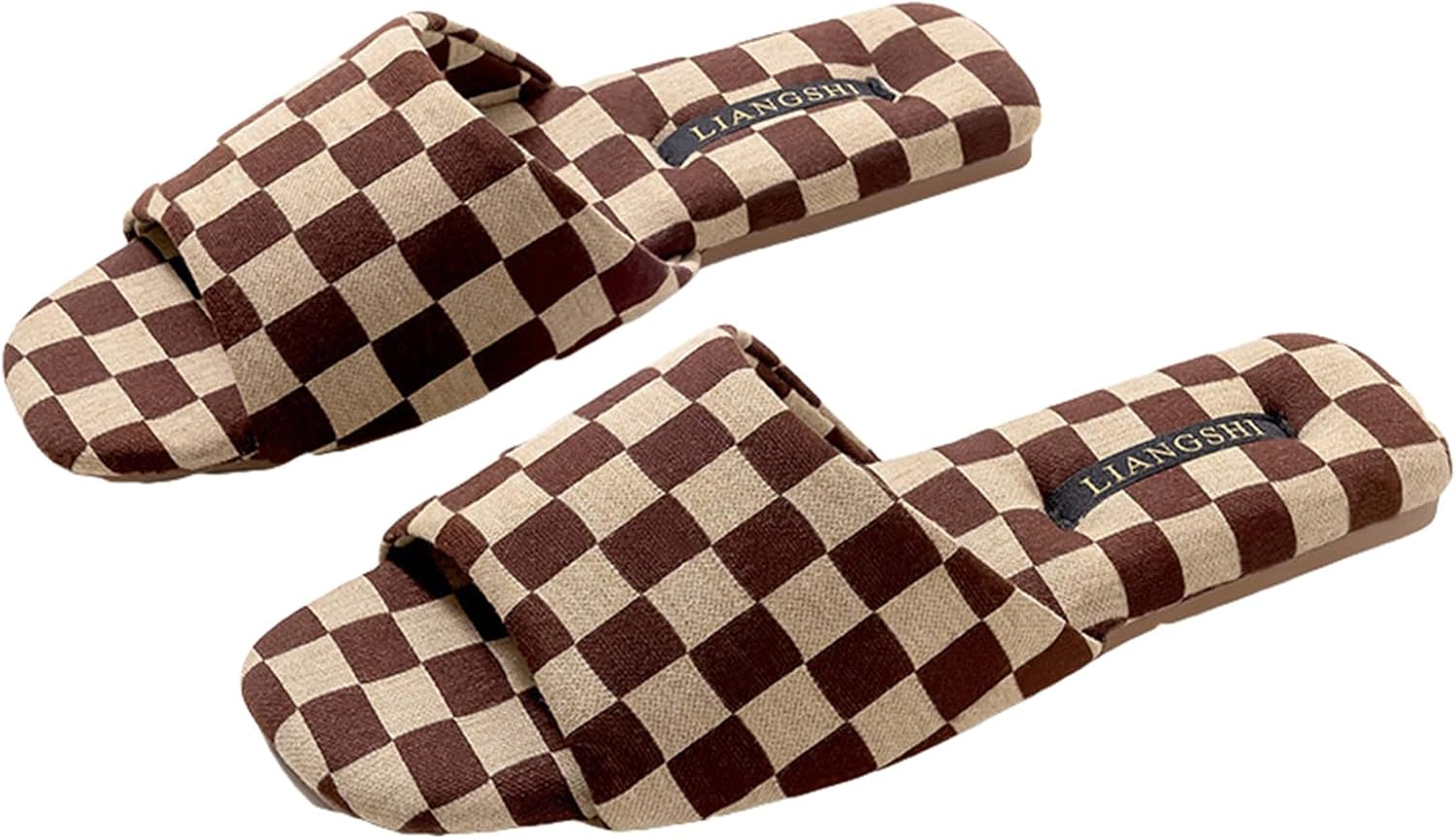 Роскошные сандалии Yafirgeer в виде шахматной доски для женщин и мужчин, элегантные домашние тапочки с открытым носком, для дома и улицы, коричневый
Роскошные сандалии Yafirgeer в виде шахматной доски для женщин и мужчин, элегантные домашние тапочки с открытым носком, для дома и улицы, коричневый