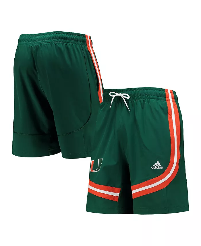 Мужские шорты для баскетбола Miami Hurricanes Swingman зеленые AEROREADY adidas
Мужские шорты для баскетбола Miami Hurricanes Swingman зеленые AEROREADY adidas