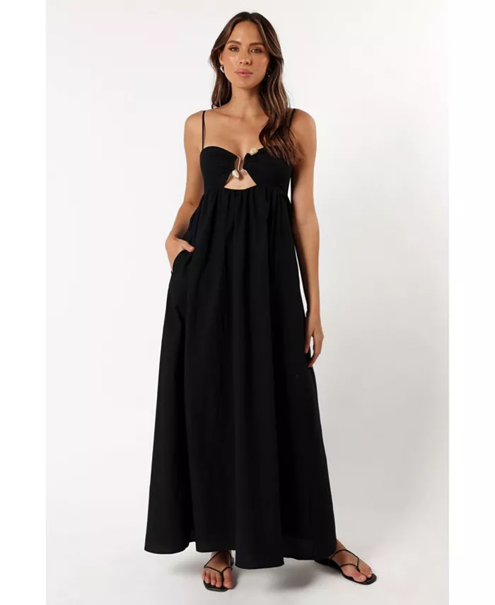 Женское платье танала макси Petal and Pup, черный
Женское платье танала макси Petal and Pup, черный
