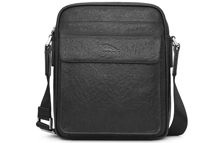 JAGUAR Кожаная мужская сумка через плечо черная, Black
JAGUAR Кожаная мужская сумка через плечо черная, Black