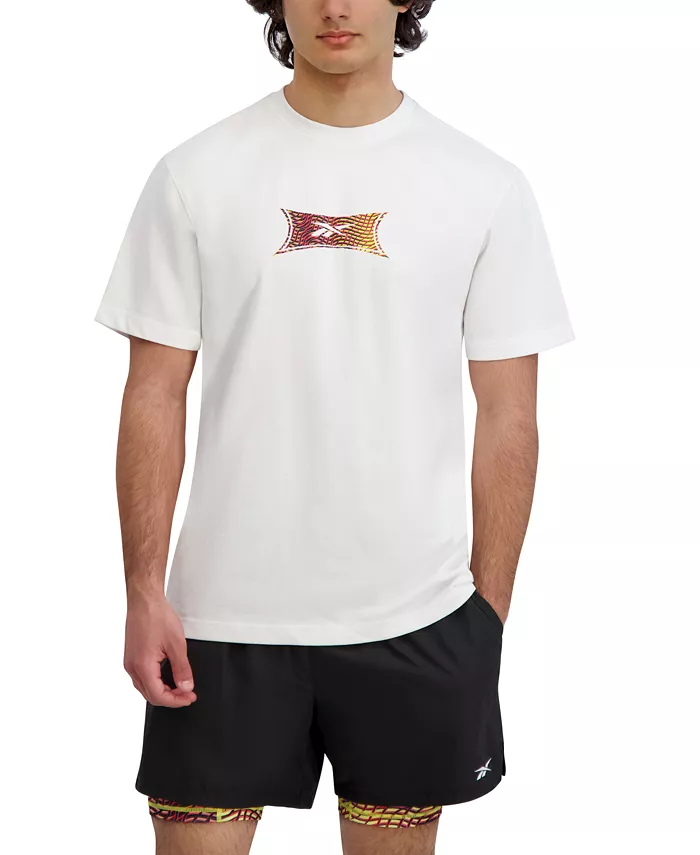 Мужская футболка GS Hype свободного кроя с коротким рукавом и логотипом Reebok, белый
Мужская футболка GS Hype свободного кроя с коротким рукавом и логотипом Reebok, белый